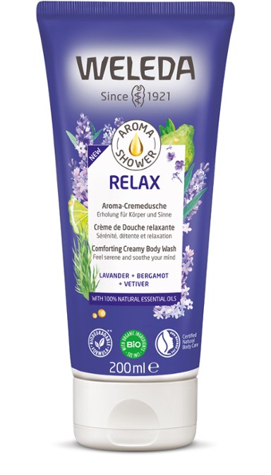 WELEDA Aroma Shower Relax natūralus dušo gelis