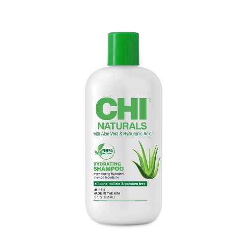 CHI NATURALS Drėkinantis šampūnas su aloe vera ir hialurono rūgštimi