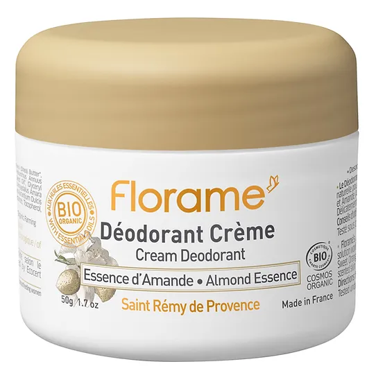 FLORAME ekologiškas kreminis migdolų dezodorantas