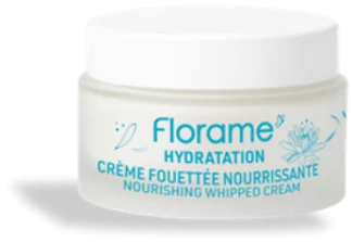 FLORAME Hydratation ekologiškas maitinamasis plaktas kremas sausai odai 50ml