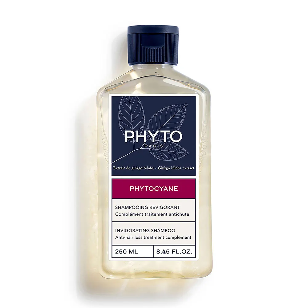 PHYTO PHYTOCYANE anti hair loss shampoo šampūnas nuo plaukų slinkimo