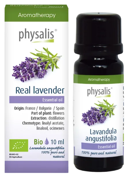PHYSALIS ekologiškas tikrųjų levandų eterinis aliejus 10ml 1 PHYSALIS ekologiškas tikrųjų levandų eterinis aliejus 10ml