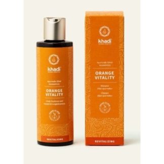 KHADI Elixier Shampoo Orange Vitality Natūralus šampūnas normaliai ir riebiai galvos odai 200ml
