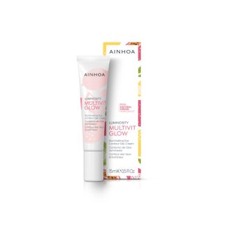 AINHOA Multivit glow Natūralus šviesinantis paakių gelis 15ml