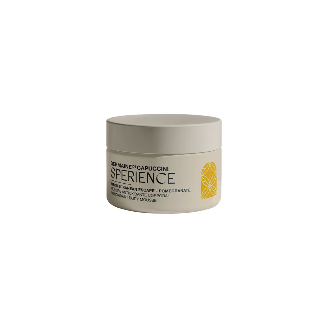 GERMAINE DE CAPUCCINI Sperience Mediterranean escape kūno odos putėsis su granatais 100ml 1 GERMAINE DE CAPUCCINI Sperience Mediterranean escape kūno odos putėsis su granatais 100ml