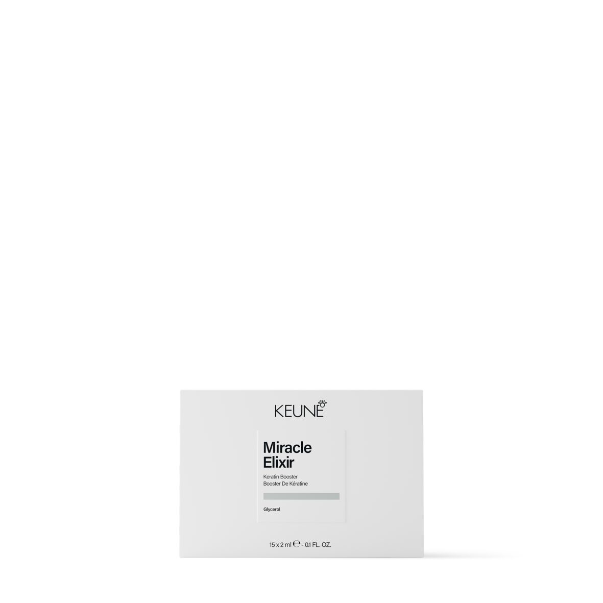 KEUNE CARE MIRACLE ELIXIR atkuriamoji priemonė plaukams su keratinu 15 x 2ml 1 KEUNE CARE MIRACLE ELIXIR atkuriamoji priemonė plaukams su keratinu 15 x 2ml