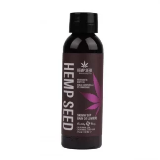 HEMP SEED NATŪRALUS Skinny Dip Massage Oil Masažinis kūno aliejus 60ml