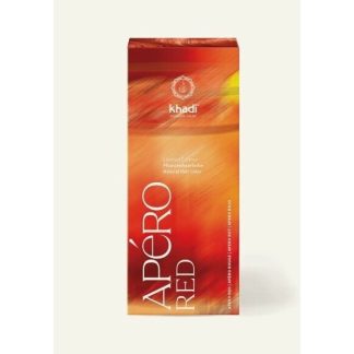KHADI natūralūs augaliniai dažai plaukams spalva tekančios saulės raudona Apero Red 100g