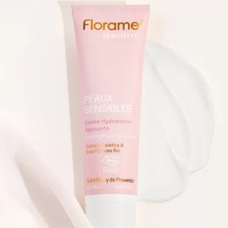 FLORAME Ekologiškas raminantis drėkinantis veido kremas jautriai odai 50ml