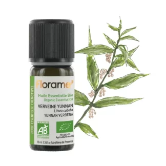 FLORAME Organic Yunnan Verbena Essential Oil ekologiškas Yunnan verbenos eterinis aliejus 10ml